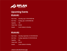 Tablet Screenshot of events.rflan.org
